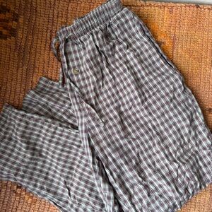 Vintage Plaid Boxer Pants